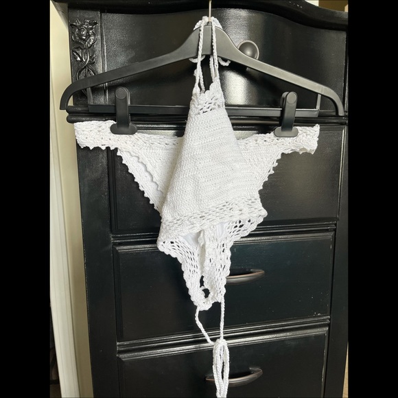 Crochet Designer Swimsuit - Picture 1 of 8